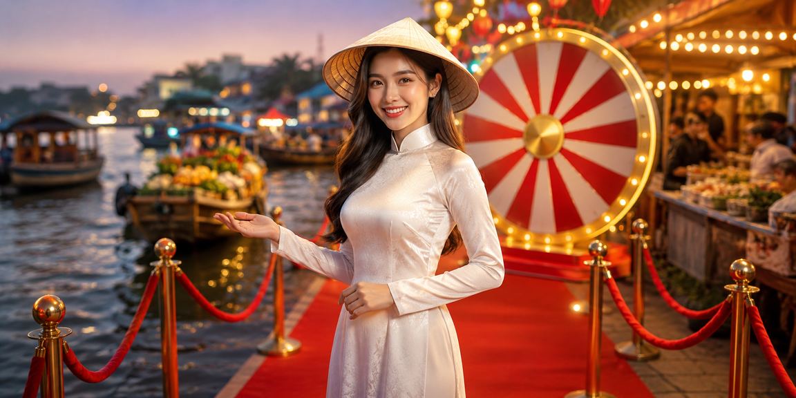 Cảnh đêm chợ đêm Can Tho